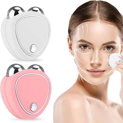 Micro Current Beauty Instrument Mini Face Slimming Massager Portable EMS Delicate Contour Lifting Firming Facial Skin